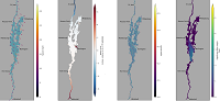 Screen shot of modeled output for the Lake Champlain Nowcast/Forecast System