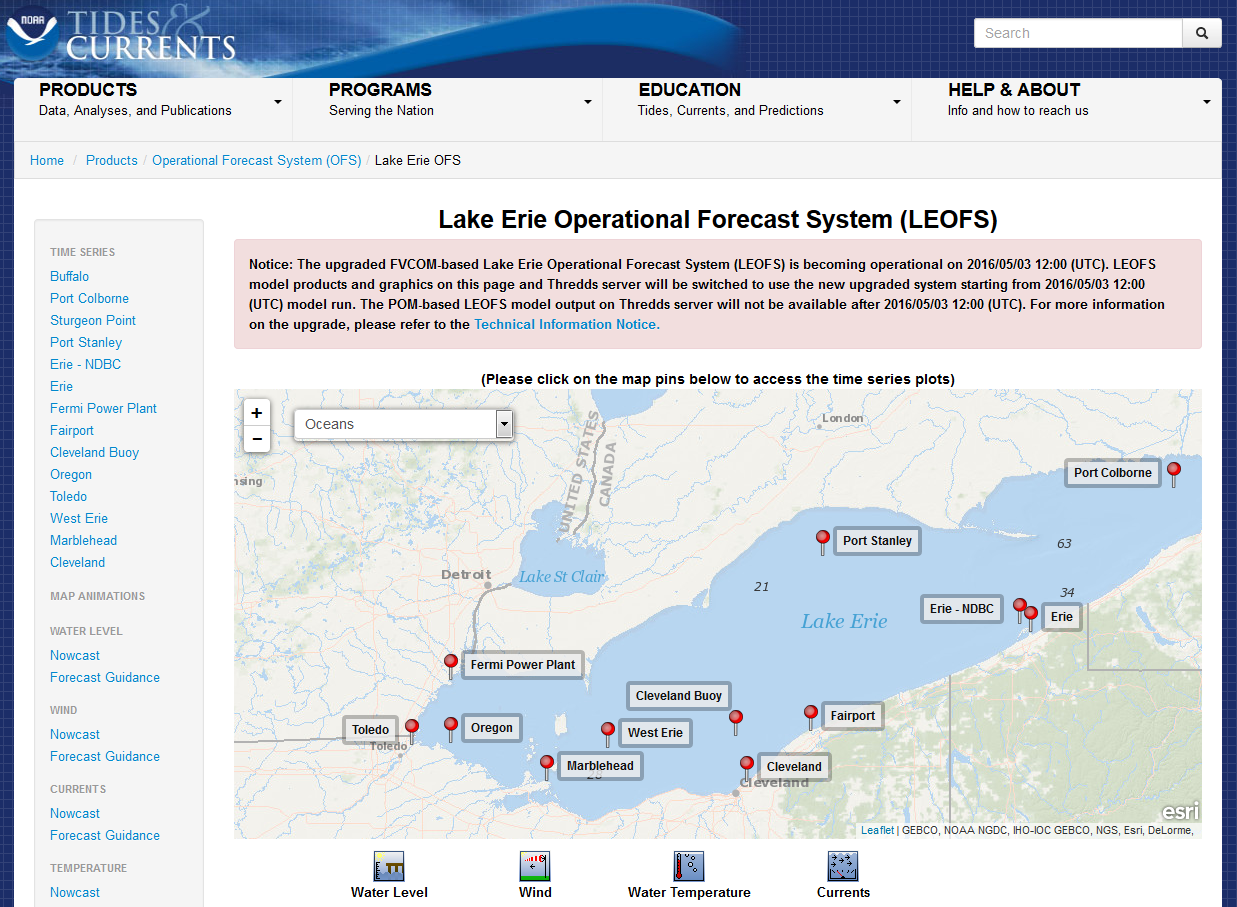 Lake Huron Water Level Chart