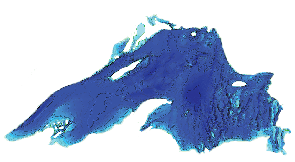 Satellite image of Lake Superior