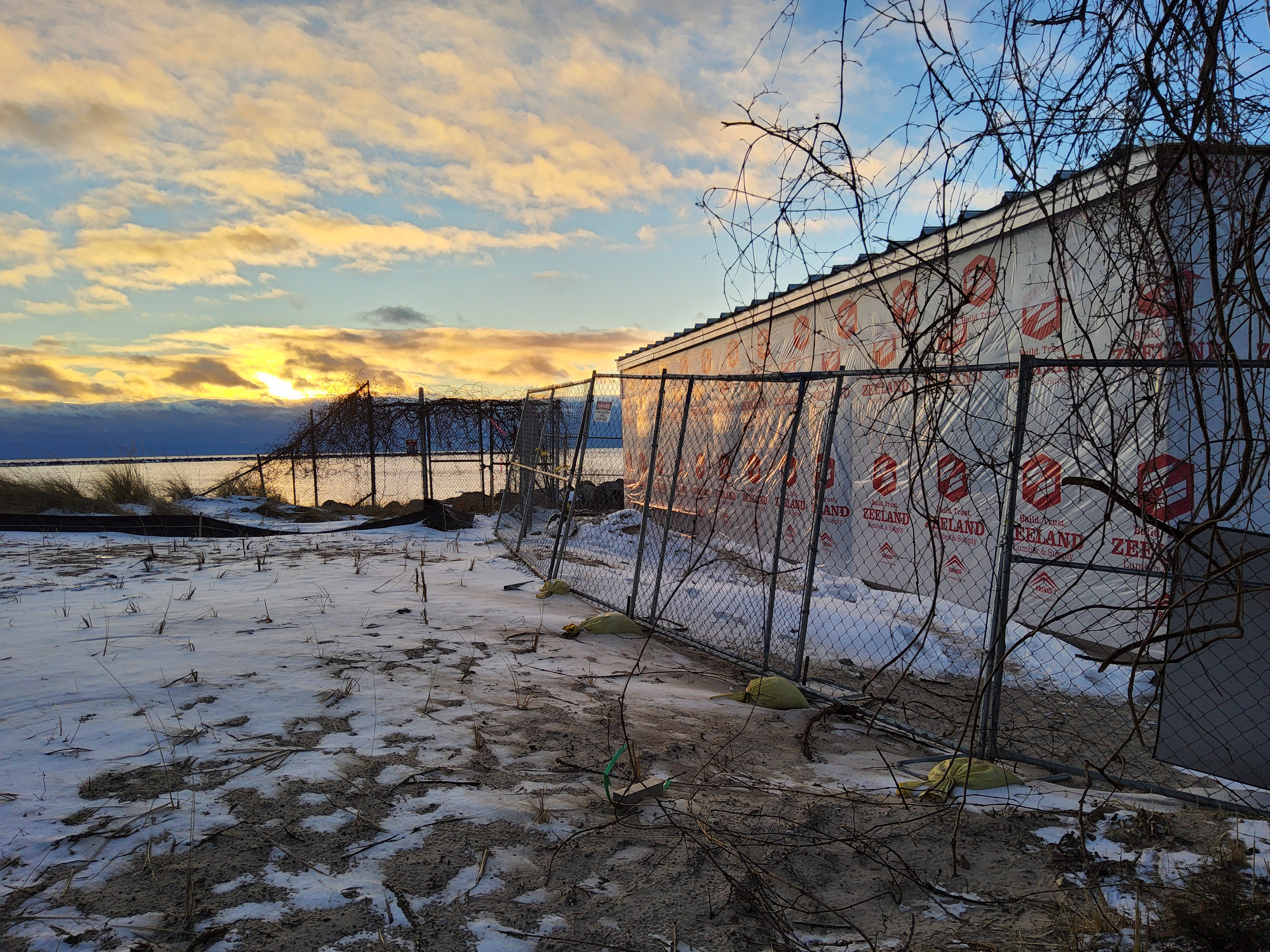 picture of the new addition for building 3 at the Lake Michigan Field Station