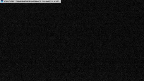 [Live Webcam Image from Thunder Bay Island, MI Met Station Camera 1]