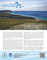 Great Lakes Restoration at NOAA and GLERL, click to open PDF