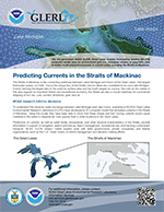 Predicting Currents in the Straits of Mackinac with the Great Lakes Coastal Forecasting System, click to open PDF