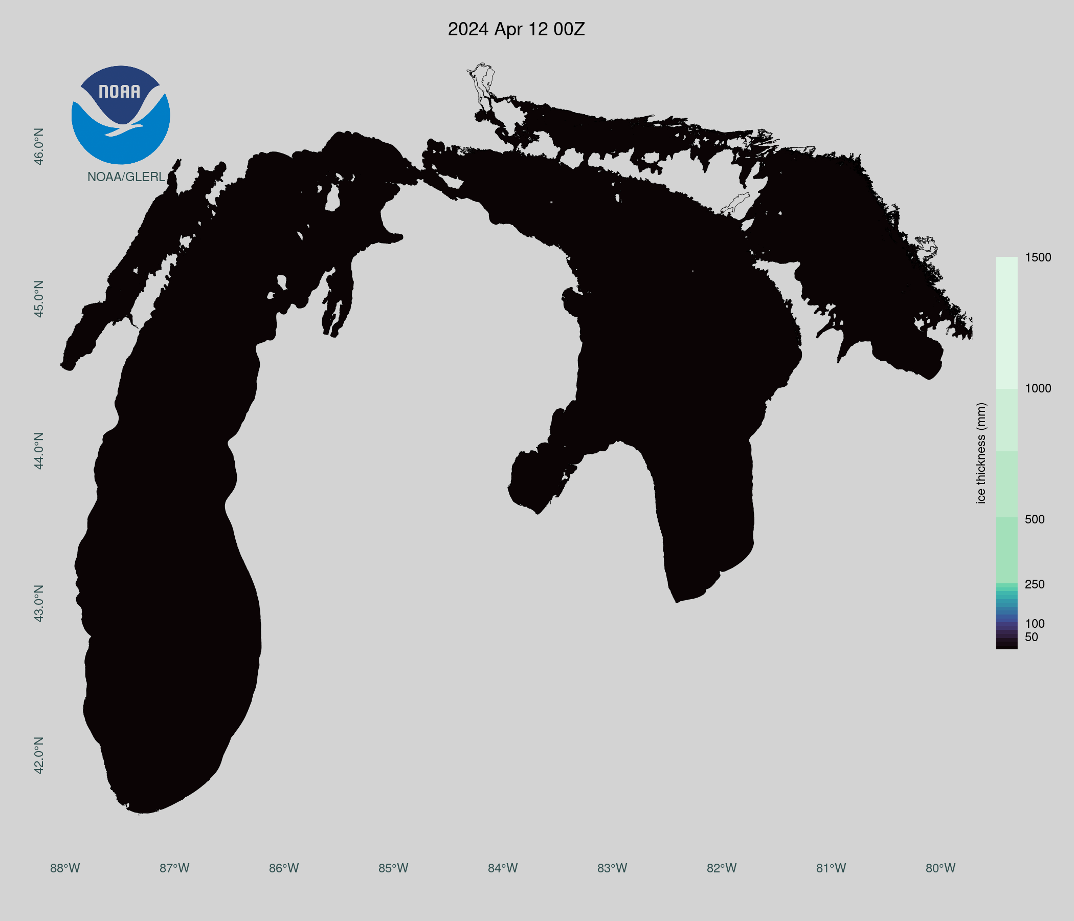 Lake Huron and Michigan Ice Data
